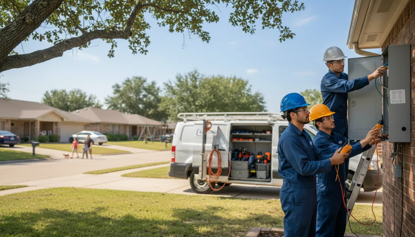 Certified electrician providing emergency electrical services in Burlingame, KS